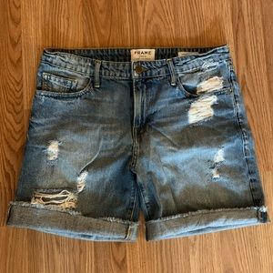 FRAME boyfriend short